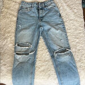 Zara ankle length straight jeans